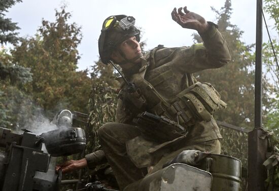 Боевая работа расчета миномета 2С4 "Тюльпан" на Красноармейском направлении СВО