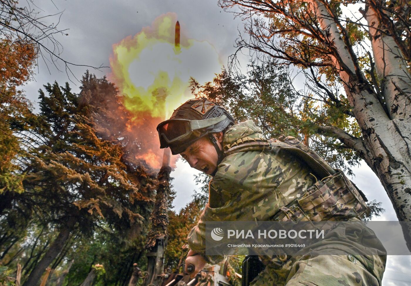 Боевая работа расчета миномета 2С4 "Тюльпан" на Красноармейском направлении СВО