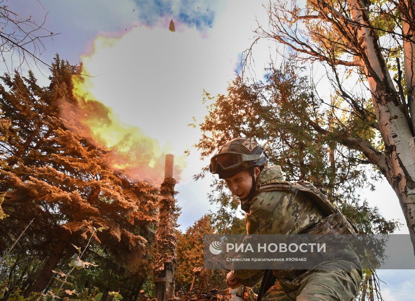 Боевая работа расчета миномета 2С4 "Тюльпан" на Красноармейском направлении СВО