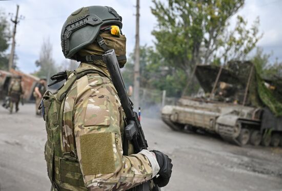 Боевая работа расчета миномета 2С4 "Тюльпан" на Красноармейском направлении СВО