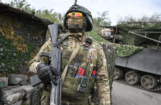 Боевая работа расчета миномета 2С4 "Тюльпан" на Красноармейском направлении СВО