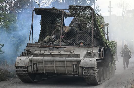 Боевая работа расчета миномета 2С4 "Тюльпан" на Красноармейском направлении СВО