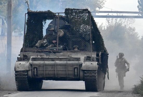 Боевая работа расчета миномета 2С4 "Тюльпан" группировки войск "Центр"