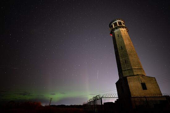Северное сияние в Подмосковье