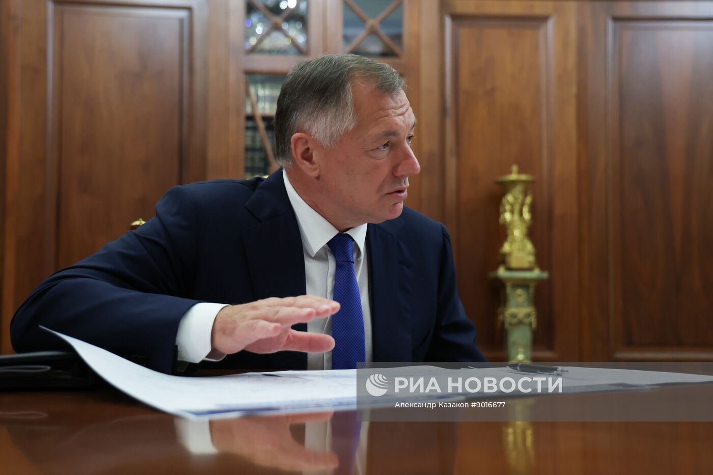 Президент Владимир Путин встретился с вице-премьером РФ Маратом Хуснуллиным