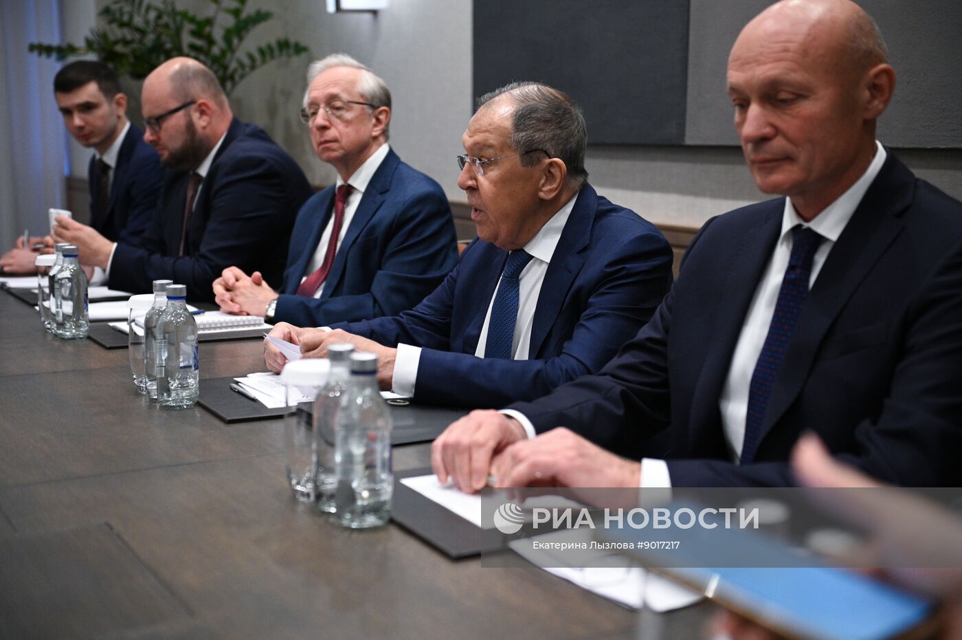 Встреча глав МИД РФ, Абхазии и Южной Осетии