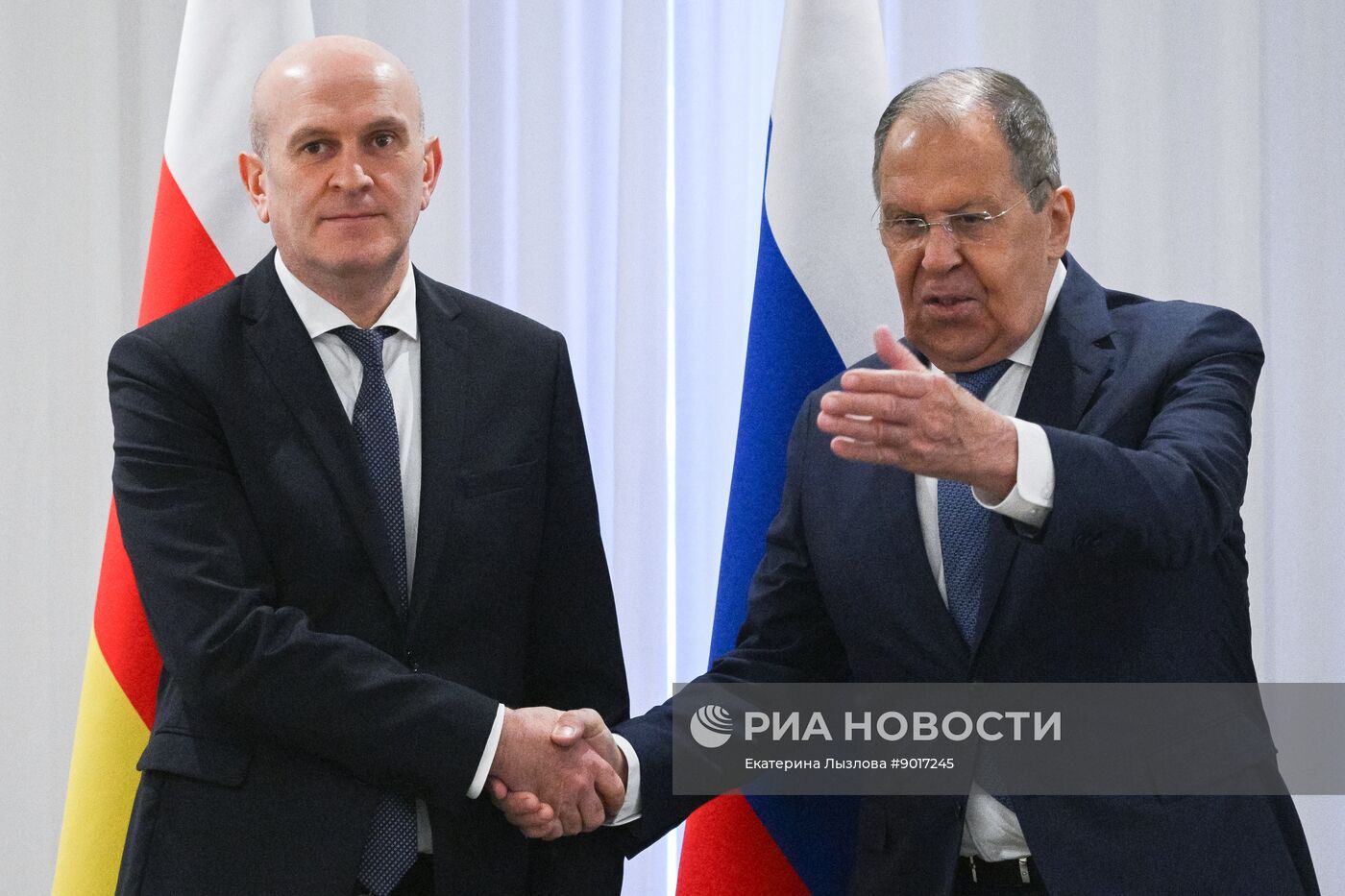 Встреча глав МИД РФ, Абхазии и Южной Осетии