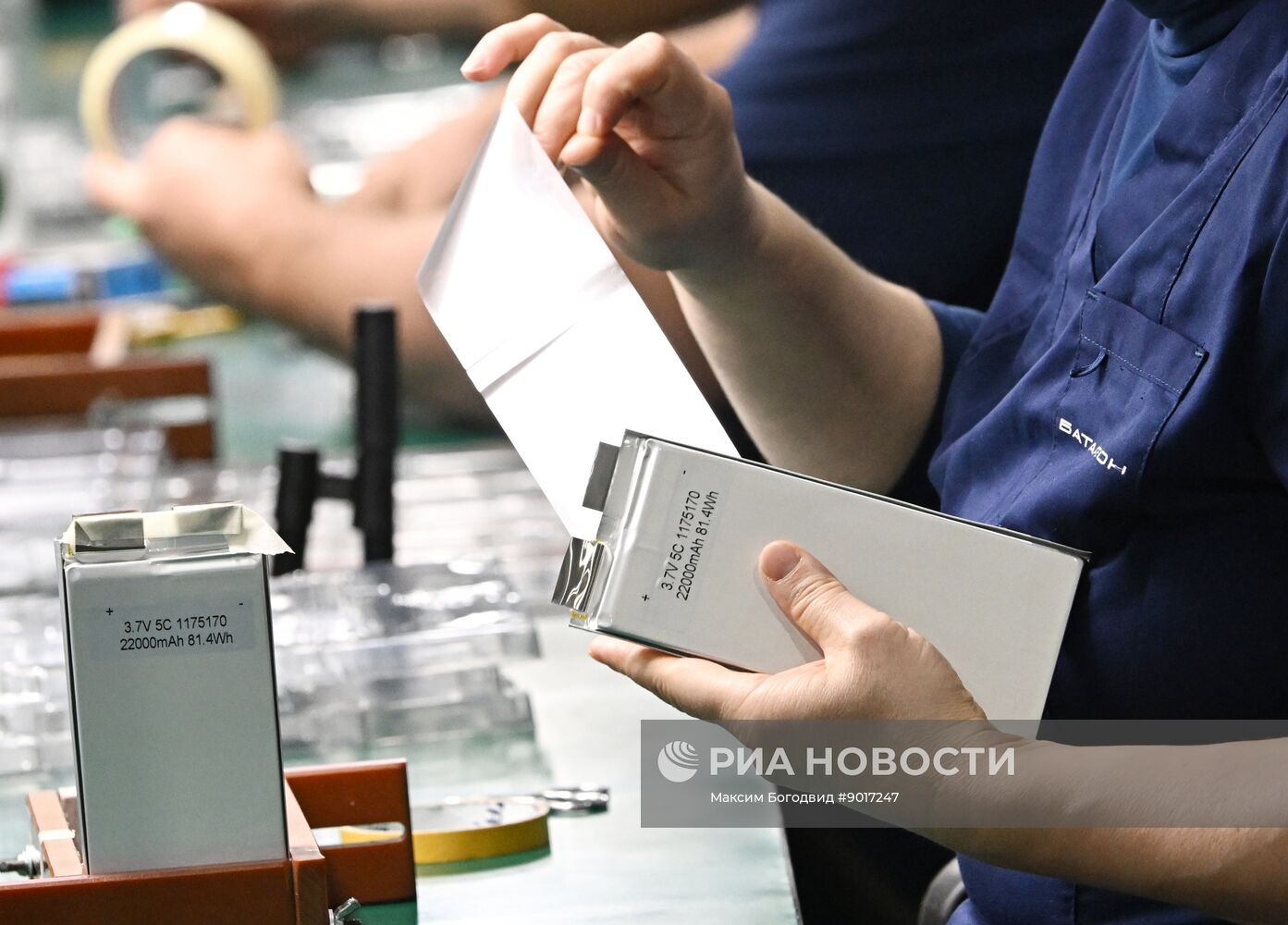 Запуск производства литий-ионных аккумуляторов на заводе "Батареон" в Татарстане