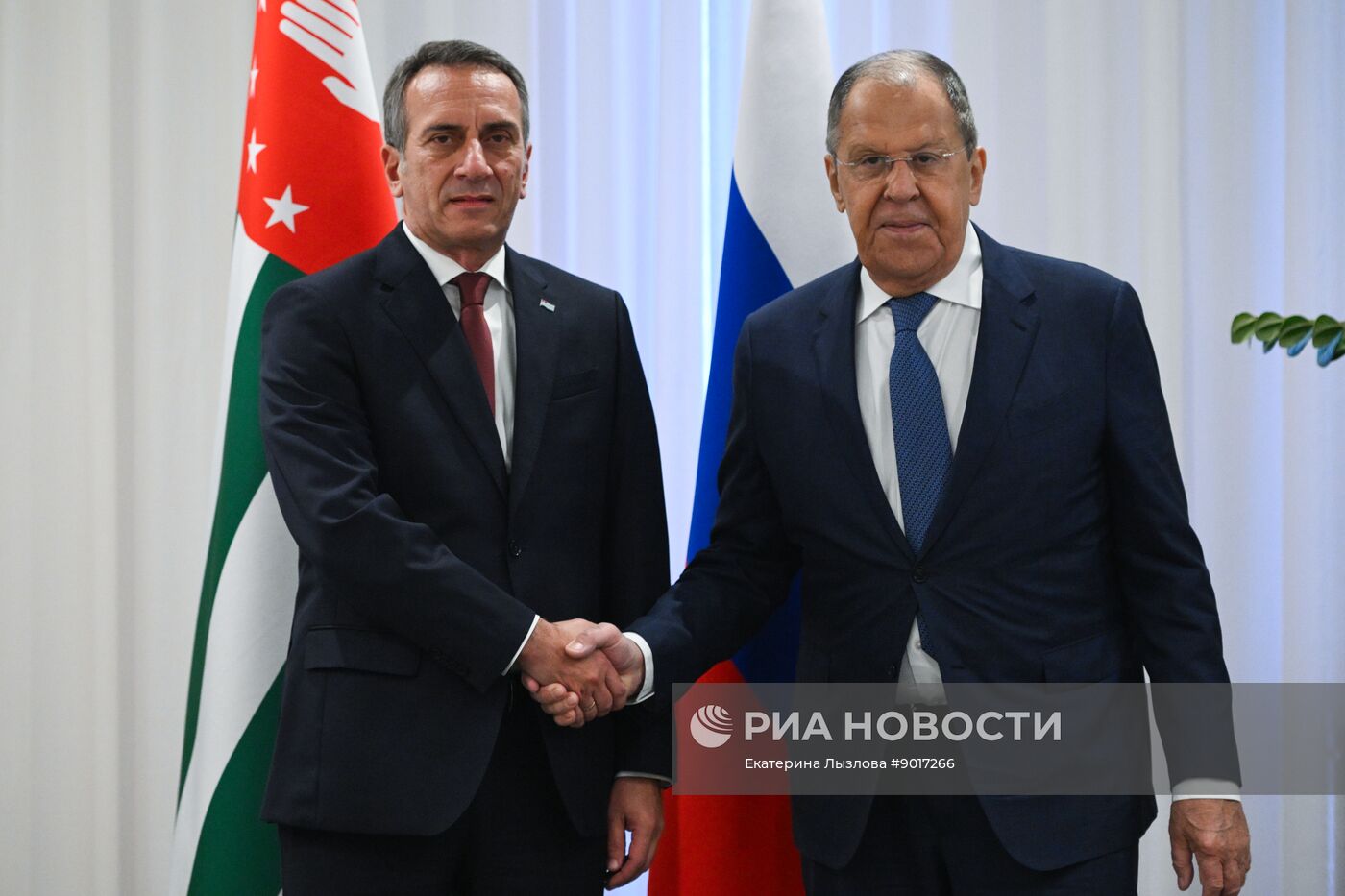 Встреча глав МИД РФ, Абхазии и Южной Осетии