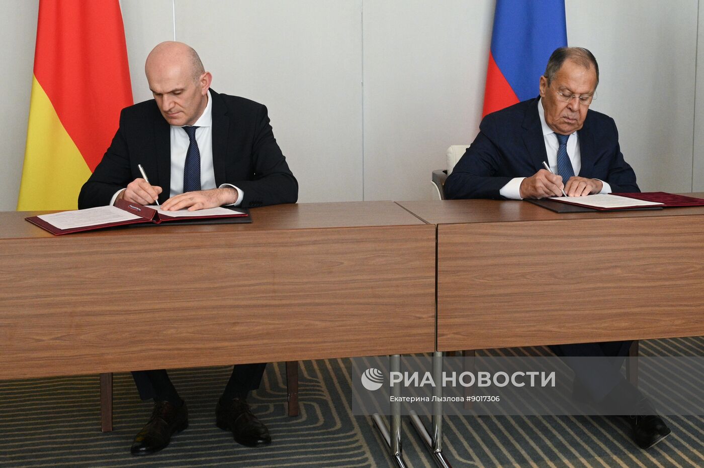 Встреча глав МИД РФ, Абхазии и Южной Осетии