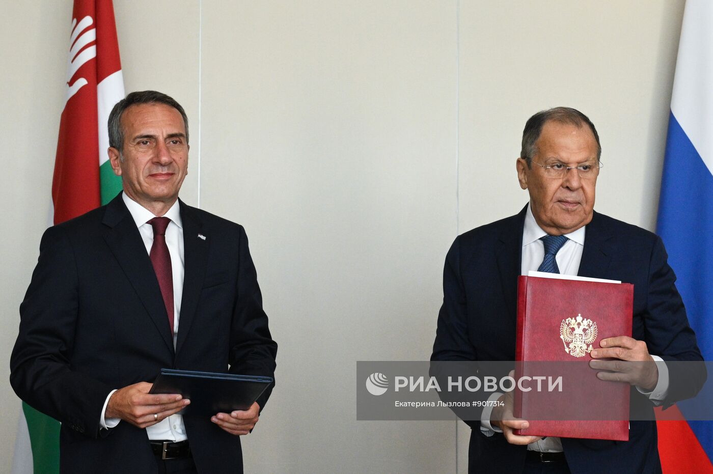 Встреча глав МИД РФ, Абхазии и Южной Осетии