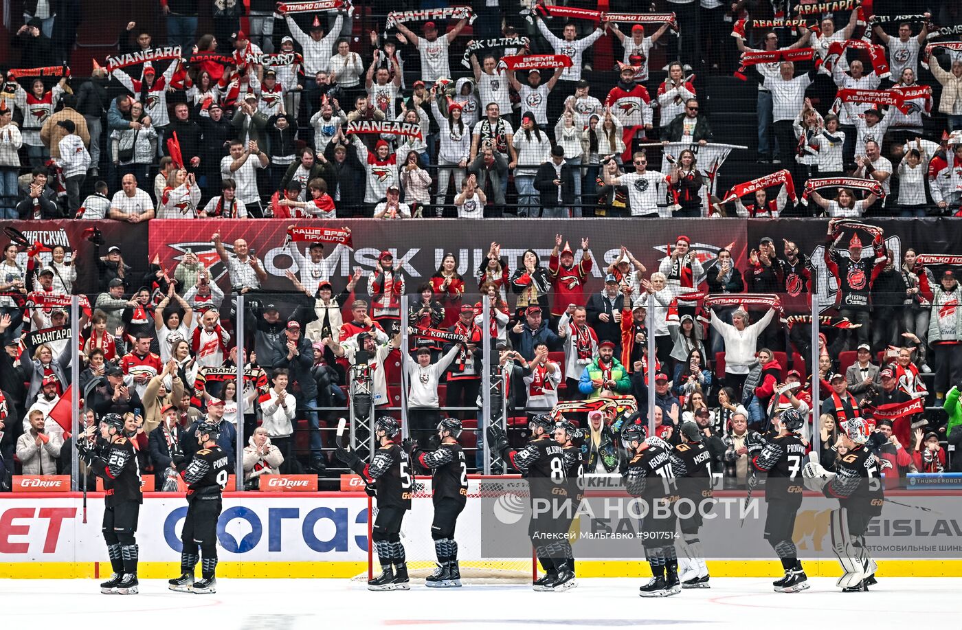 Хоккей. КХЛ. "Авангард" (Омск) - "Адмирал" (Владивосток)
