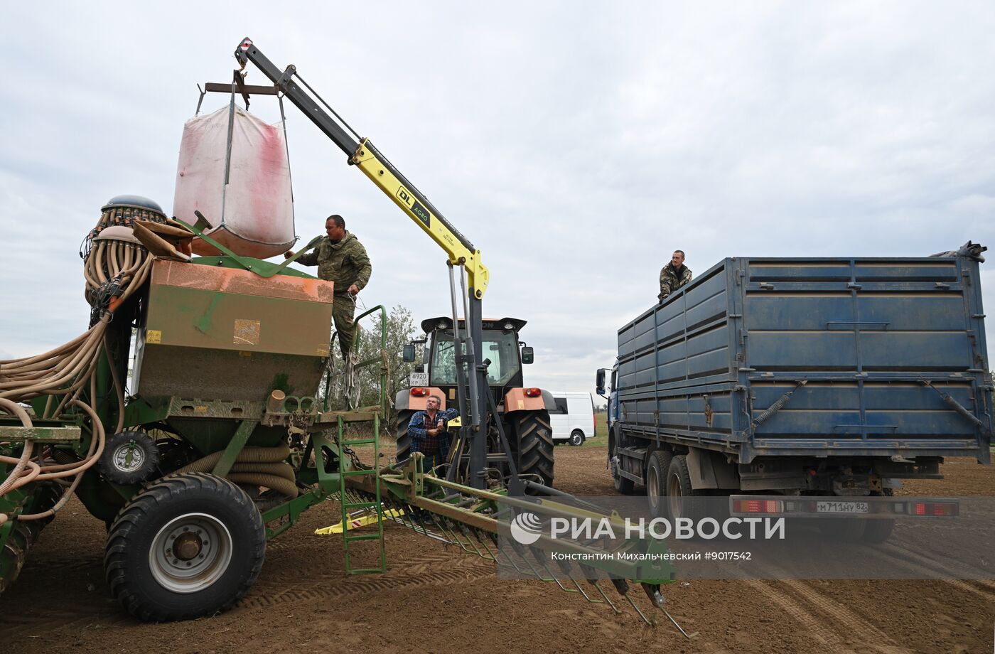 Начало сева озимых культур в Крыму