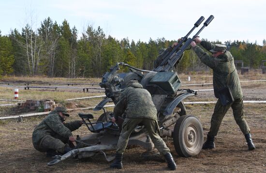 Подготовка военнослужащих в учебном центре Восточного военного округа