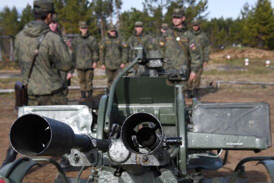 Подготовка военнослужащих в учебном центре Восточного военного округа