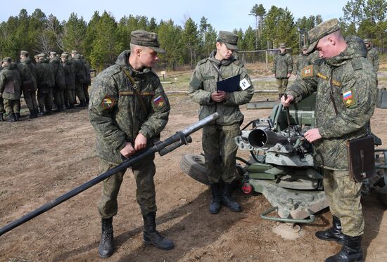 Подготовка военнослужащих в учебном центре Восточного военного округа