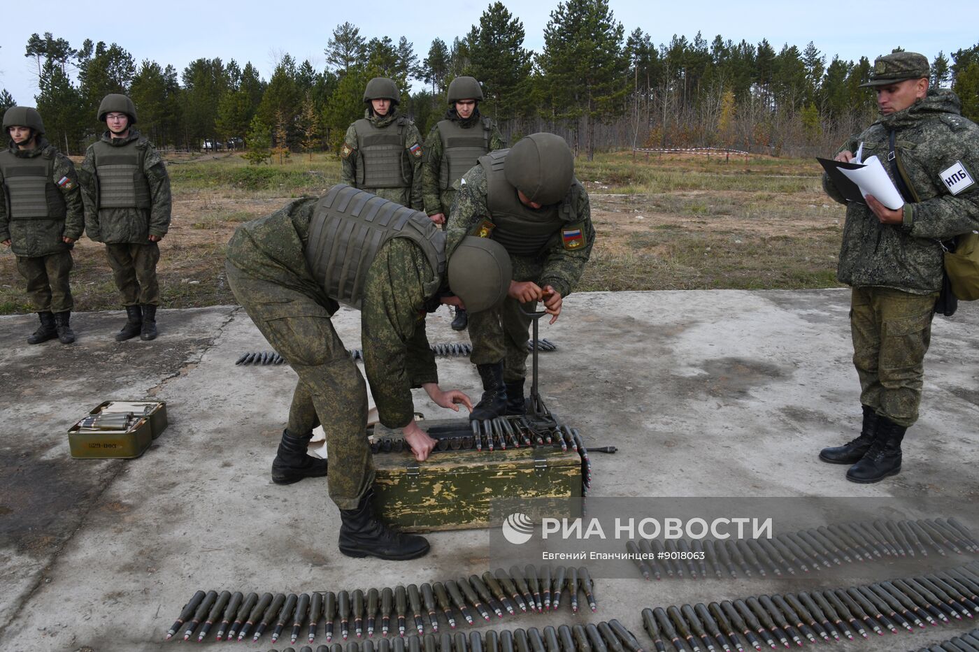 Подготовка военнослужащих в учебном центре Восточного военного округа