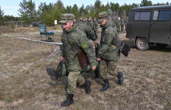Подготовка военнослужащих в учебном центре Восточного военного округа