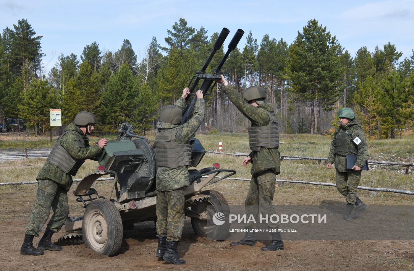Подготовка военнослужащих в учебном центре Восточного военного округа