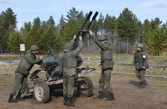 Подготовка военнослужащих в учебном центре Восточного военного округа
