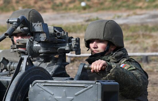 Подготовка военнослужащих в учебном центре Восточного военного округа
