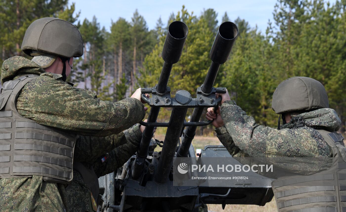 Подготовка военнослужащих в учебном центре Восточного военного округа
