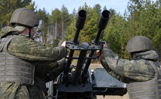 Подготовка военнослужащих в учебном центре Восточного военного округа