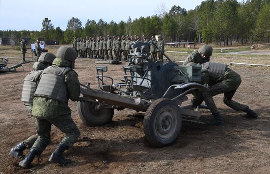 Подготовка военнослужащих в учебном центре Восточного военного округа
