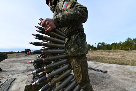 Подготовка военнослужащих в учебном центре Восточного военного округа
