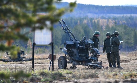 Подготовка военнослужащих в учебном центре Восточного военного округа