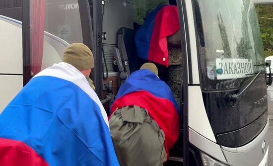 Возвращение из плена российских военных