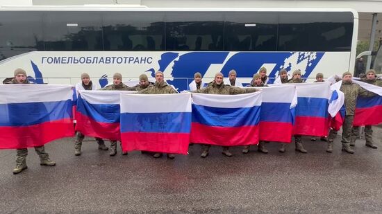 Возвращение из плена российских военных