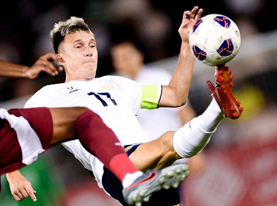 Футбол. Товарищеский матч. Катар - Россия