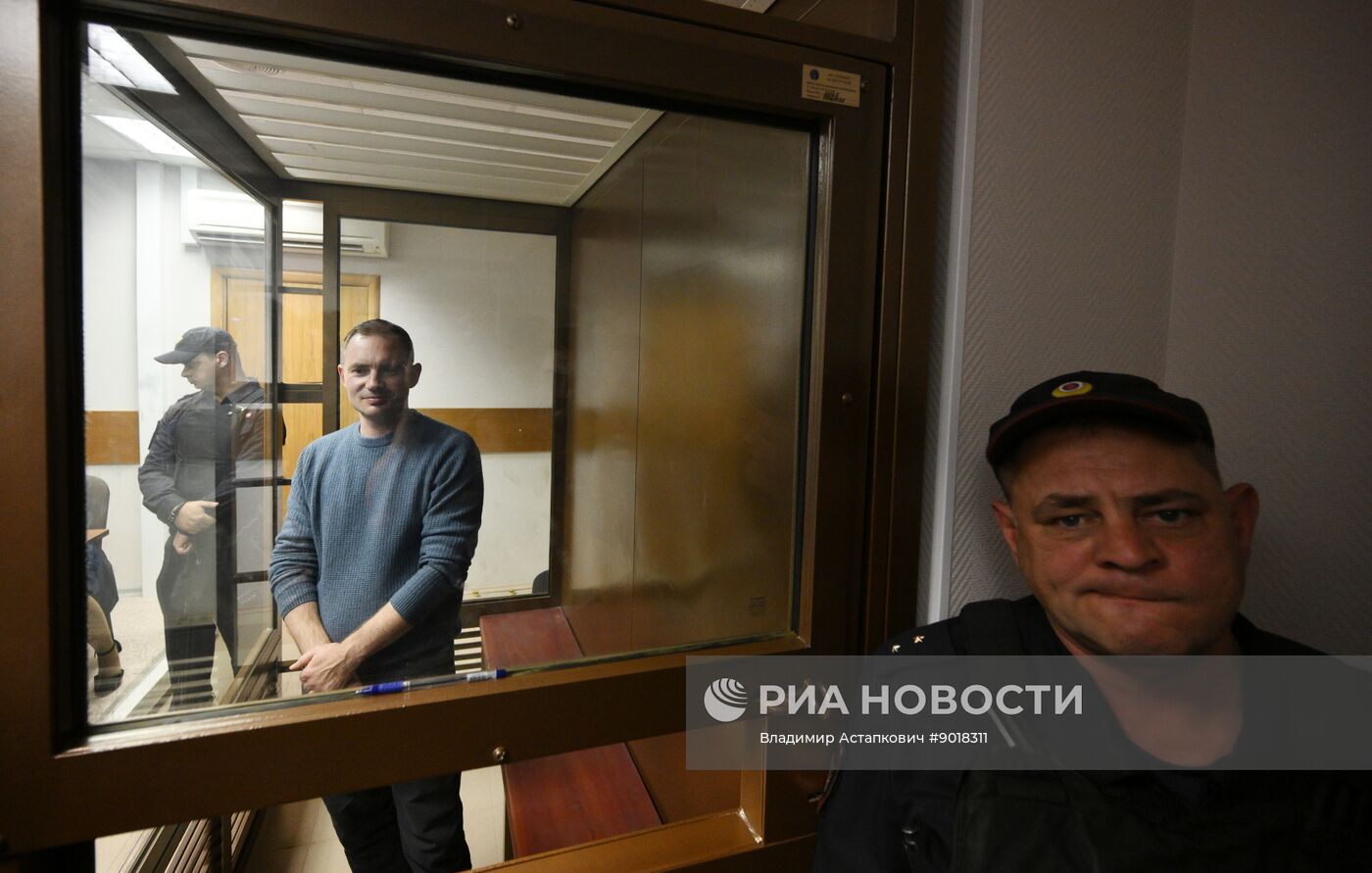 Избрание меры пресечения экс-депутату Мосгордумы М. Круглову