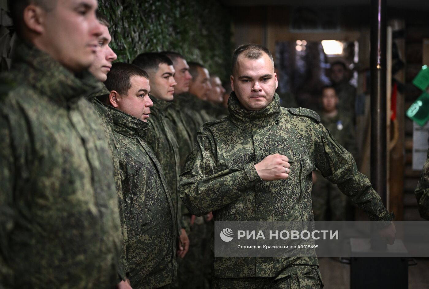 Награждение штурмовиков группировки войск "Центр"