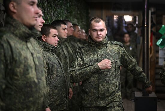 Награждение штурмовиков группировки войск "Центр"