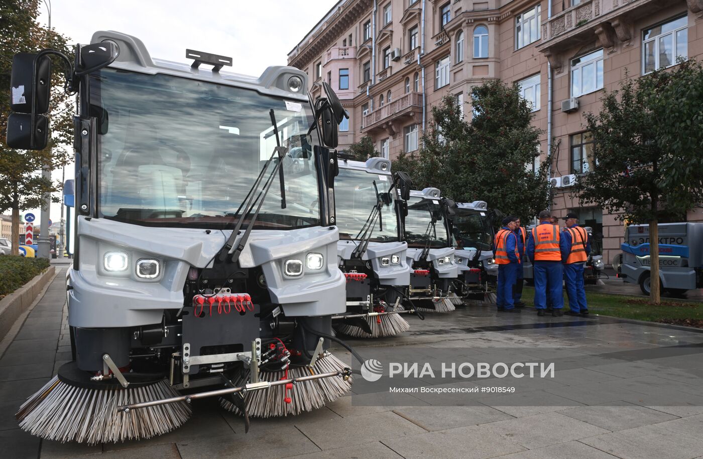 Внедрение электрических подметально-уборочных машин
