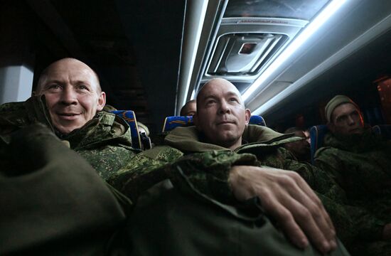 Возвращение из плена российских военных