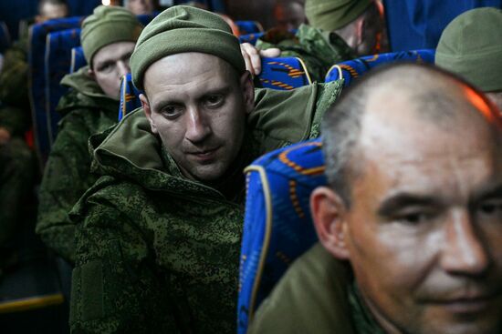 Возвращение из плена российских военных