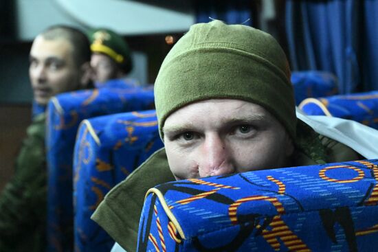 Возвращение из плена российских военных