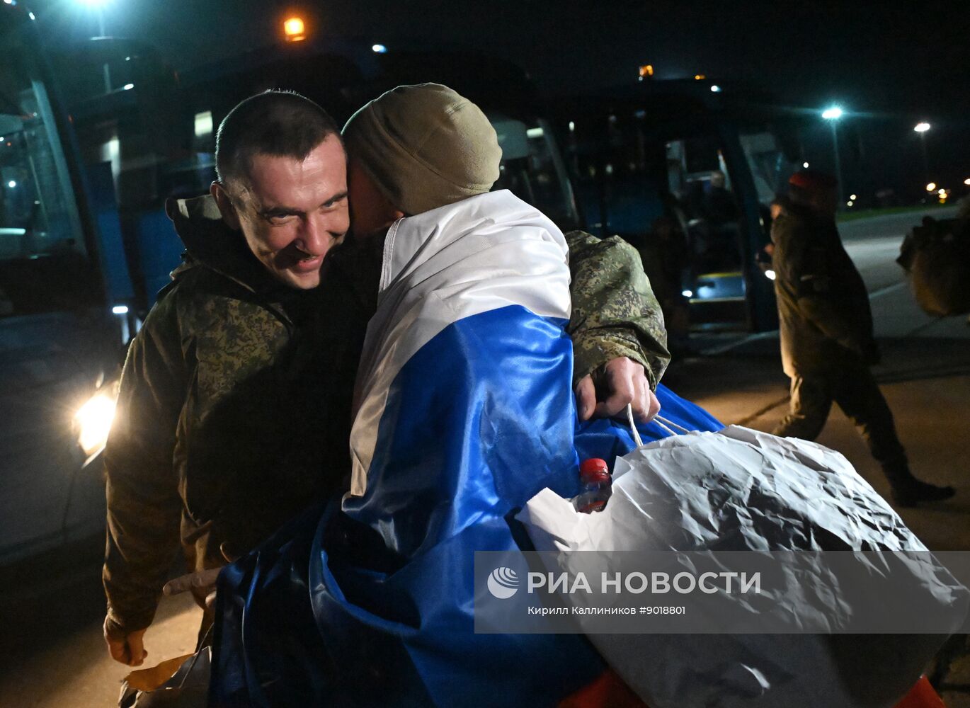 Возвращение из плена российских военных