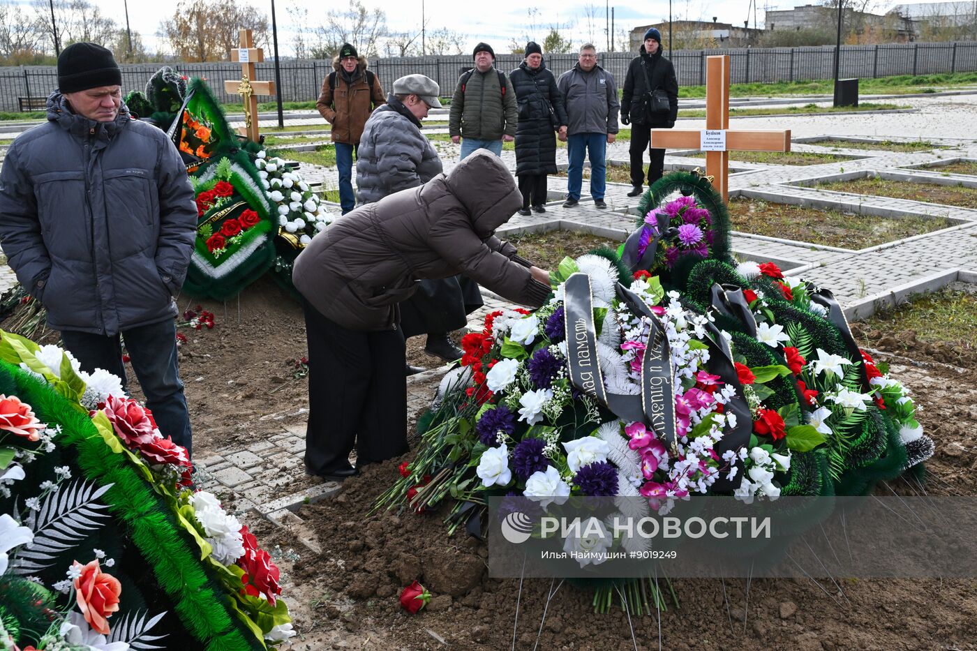 Прощание с писателем А. Бушковым