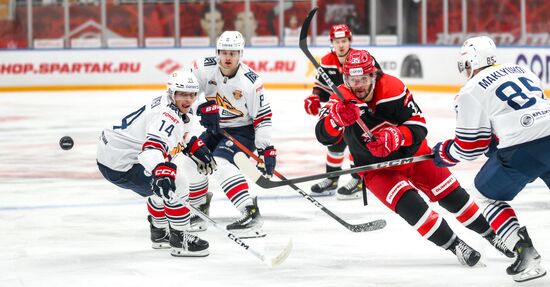 Хоккей. КХЛ. "Спартак" (Москва) - "Металлург" (Магнитогорск)