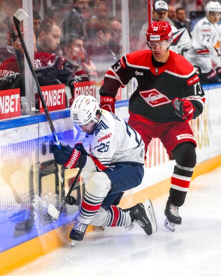 Хоккей. КХЛ. "Спартак" (Москва) - "Металлург" (Магнитогорск)