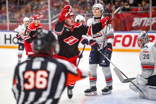 Хоккей. КХЛ. "Спартак" (Москва) - "Металлург" (Магнитогорск)