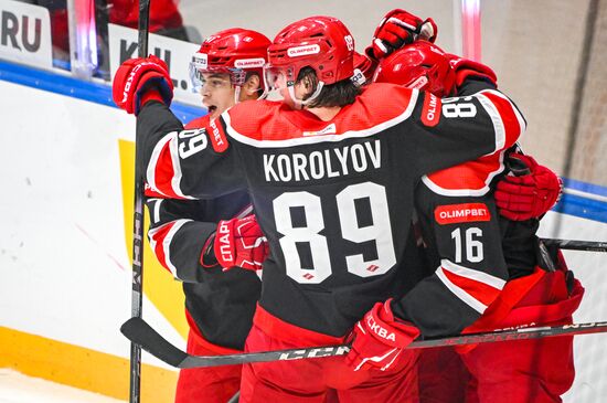 Хоккей. КХЛ. "Спартак" (Москва) - "Металлург" (Магнитогорск)