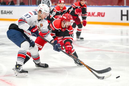 Хоккей. КХЛ. "Спартак" (Москва) - "Металлург" (Магнитогорск)