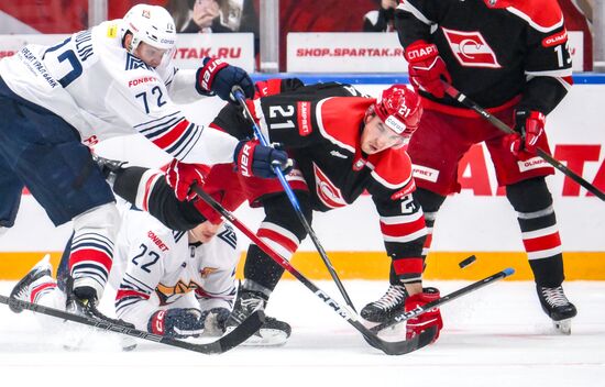 Хоккей. КХЛ. "Спартак" (Москва) - "Металлург" (Магнитогорск)