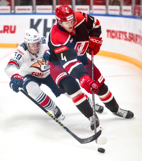 Хоккей. КХЛ. "Спартак" (Москва) - "Металлург" (Магнитогорск)