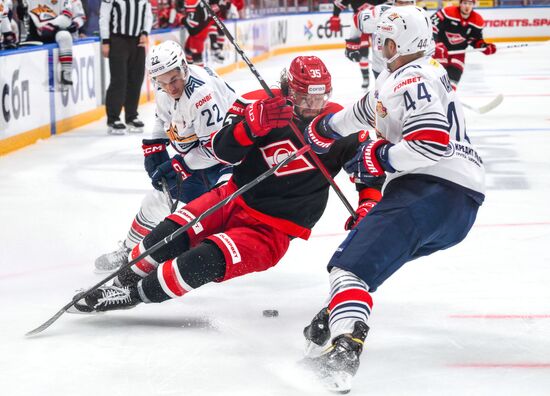 Хоккей. КХЛ. "Спартак" (Москва) - "Металлург" (Магнитогорск)